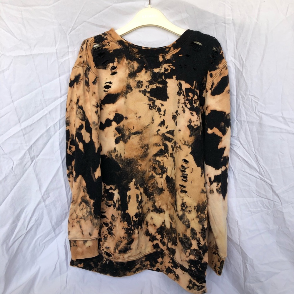 Kendall & Kyle Custom Reverse Tie Dye Sweatshirt - image 2